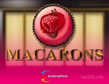 Macaroons dessert-themed slot game from bet 200